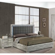 H2O Design Serena Light Grey Bed
