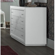 Tuttomobili Camilla White Chest Of Drawers Tuttomobili Camilla White Chest Of Drawers