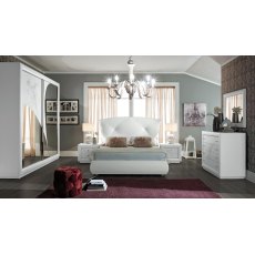 Tuttomobili Camilla White Storage Bed