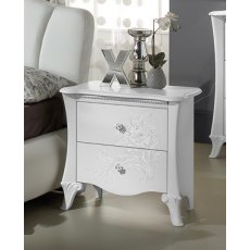 Tuttomobili Doris White Night Table Tuttomobili Doris White Night Table