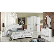 Tuttomobili Greta White 4 Door Wardrobe