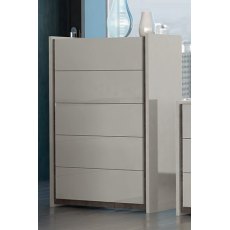 Tuttomobili Valentina Grey Tall Chest Of Drawers Tuttomobili Valentina Grey Tall Chest Of Drawers