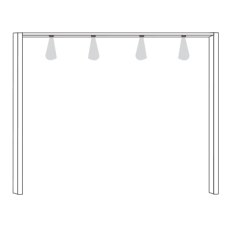 2 Door Sliding Wardrobe with Havana Glass, all doors with 5 Panels