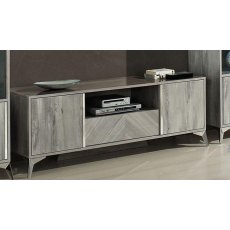 H2O Design Alexa Light Grey Glossy TV Unit