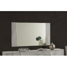 H2O Design Alexa Light Grey Glossy Mirror