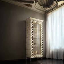 Arredoclassic Adora Sipario 1 Door Glass Cabinet