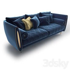 Arredoclassic Adora Sipario 3 Seat Sofa Including Cushions