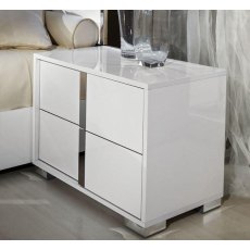H2O Design San Marino White Night Table H2O Design San Marino White Night Table