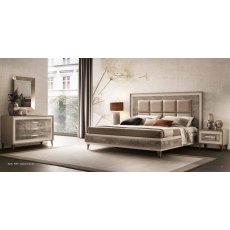 Arredoclassic Ambra Bed With Upholstered Headboard Arredoclassic Ambra Bed With Upholstered Headboard