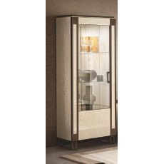 Arredoclassic Adora Poesia 1 Door Glass Cabinet