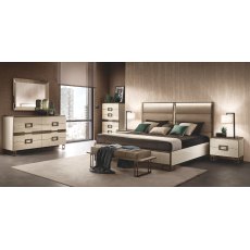 Arredoclassic Adora Poesia Bed With Upholstered Headboard