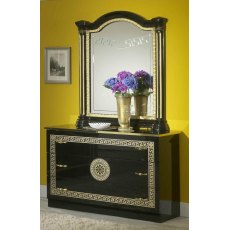 Ben Company New Serena Black & Gold  3 Drawer Dresser