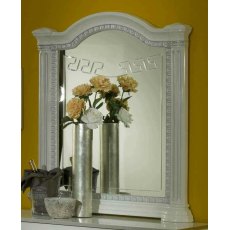 Ben Company New Serena White & Silver Mirror Ben Company New Serena White & Silver Mirror