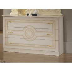 Ben Company Sara Beige 3 Drawer Dresser Ben Company Sara Beige 3 Drawer Dresser