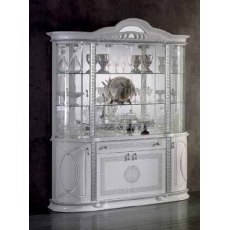 Ben Company New Venus White & Silver 4 Doors Vitrine