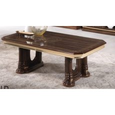 Ben Company New Venus Walnut& Gold Coffee Table