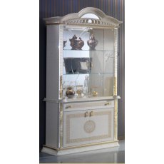 Ben Company New Venus Beige & Gold 2 Doors Vitrine
