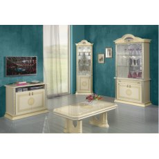 Ben Company New Venus Beige & Gold 2 Doors Vitrine