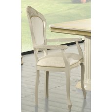 Ben Company New Venus Beige& Gold Arm Chair