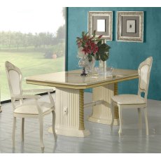 Ben Company New Venus Beige& Gold Arm Chair