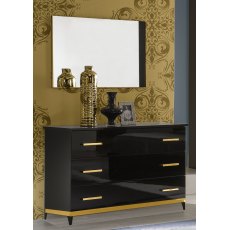 Ben Company Elegance Black & Gold Mirror