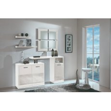 Ben Company Hall Entrance Padova White & Black