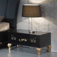 Ben Company Sofia Black-Gold Night Table