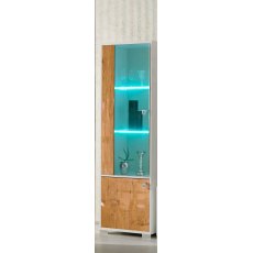Ben Company Stella Oak 1 Door Vitrine Ben Company Stella Oak 1 Door Vitrine
