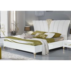 Ben Company Sofia White and Gold Night Bed Ben Company Sofia White and Gold Night Bed