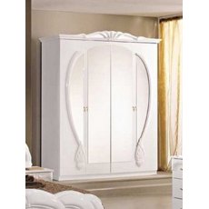Ben Company Giada White 4 Door Wardrobe