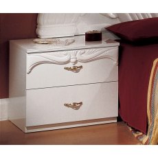 Ben Company Giada White Night Table