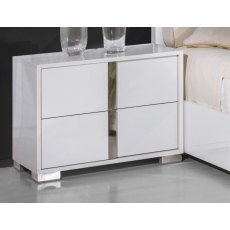 H2O Design Bella White Night Table
