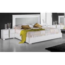 H2O Design Bella White Bed Frame
