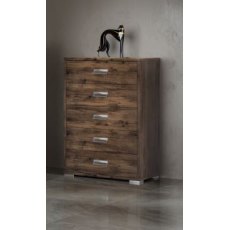 H2O Design Bella Rovere Oak Tall Chest