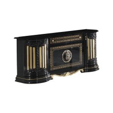 Ben Company Betty Black and Gold 4 Door Buffet Ben Company Betty Black and Gold 4 Door Buffet