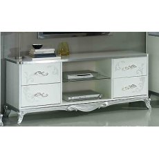 Ben Company Daniela White-Silver TV Unit