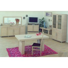 Ben Company Sonia Light Oak 4 Door Buffet