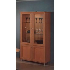 Ben Company Simona Beechwood 2 Door Vitrine Ben Company Simona Beechwood 2 Door Vitrine