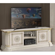 H2O Design Aurora Beige and Gold Low Sideboard Tv Unit