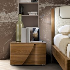 Camel Group Luna Walnut Night Table Camel Group Luna Walnut Night Table