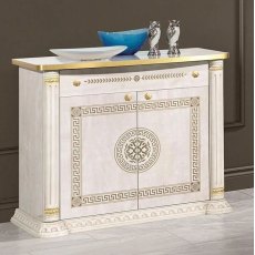 H2O Design Aurora Beige and Gold 2 Door Sideboard