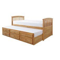 Marcell Hardwood Captains Bed Frame Marcell Hardwood Captains Bed Frame