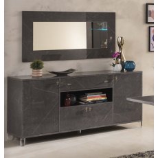 Ben Company Vittoria Grey 4 Door Sideboard