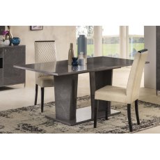 Ben Company Vittoria Grey Extending Dining Table