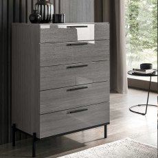 ALF ITALIA NOVECENTO TALL CHEST OF DRAWERS ALF ITALIA NOVECENTO TALL CHEST OF DRAWERS