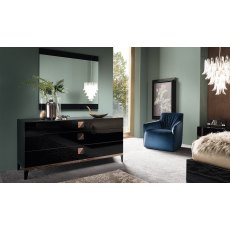 ALF ITALIA MONT NOIR CHEST OF DRAWERS ALF ITALIA MONT NOIR CHEST OF DRAWERS