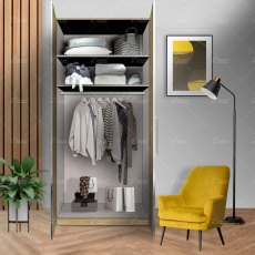 Wiemann All In hinged-door wardrobe of width 100 cm