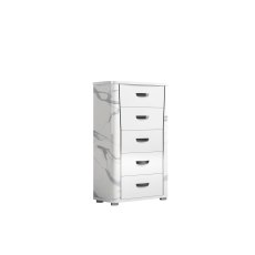 STATUS ANNA WHITE 5 DRAWER CHEST