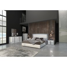 Tuttomobili Evelyn White Bed With LED Light Tuttomobili Evelyn White Bed With LED Light