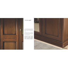 Camel Group Torriani Walnut 2 Door Bookcase